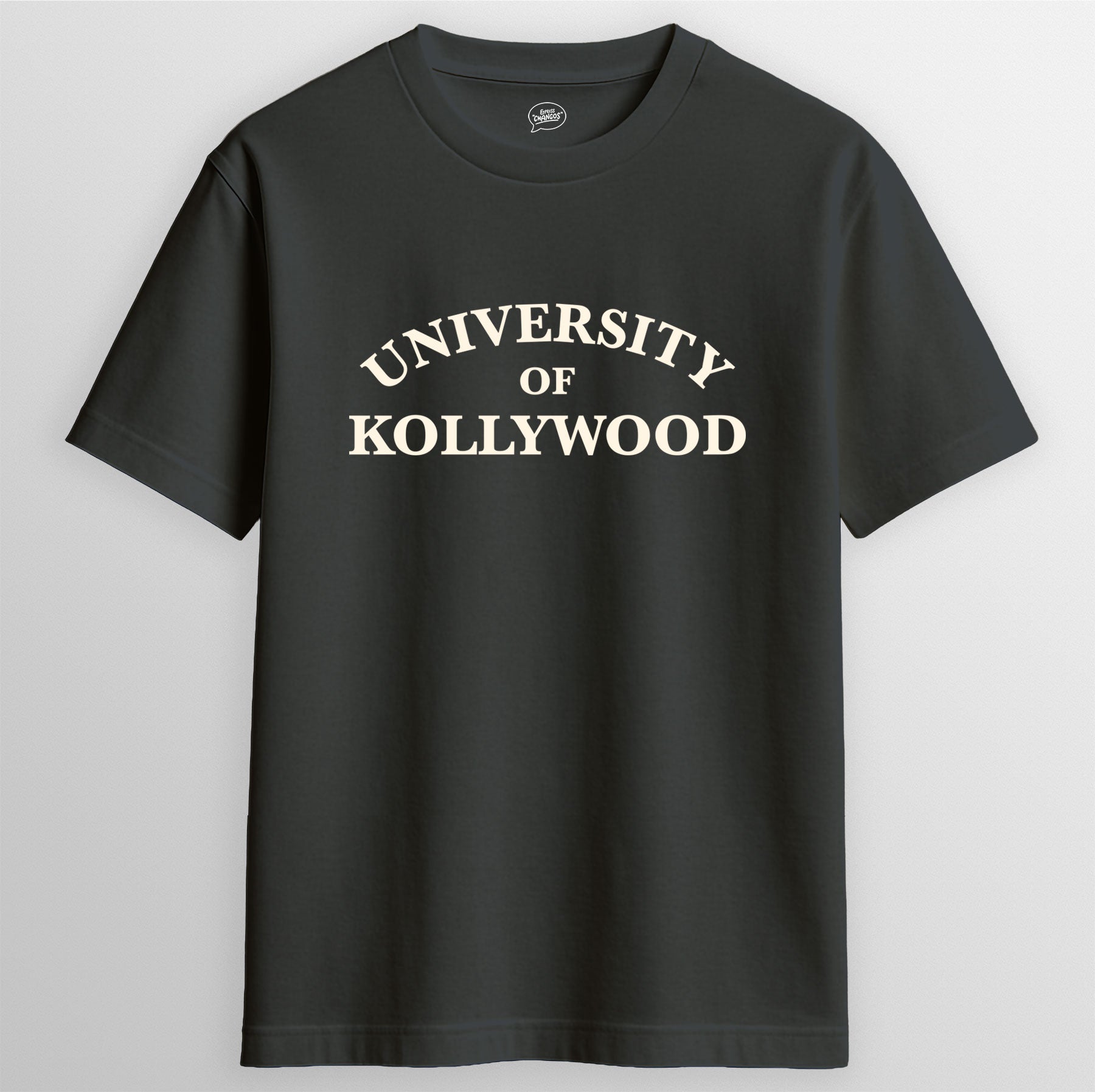 UNIVERSITY OF KOLLYWOOD T-SHIRT, STEEL GREY | Express Changos