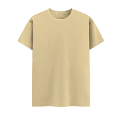 SOLID TEE - BEIGE