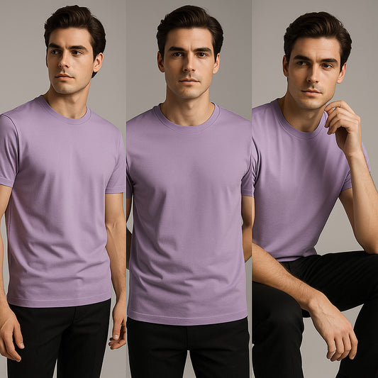 SOLID TEE - LAVENDER