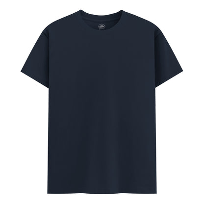 SOLID TEE - NAVY