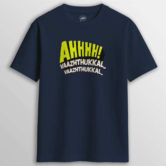 VAAZHTHUKKAL TEE - NAVY