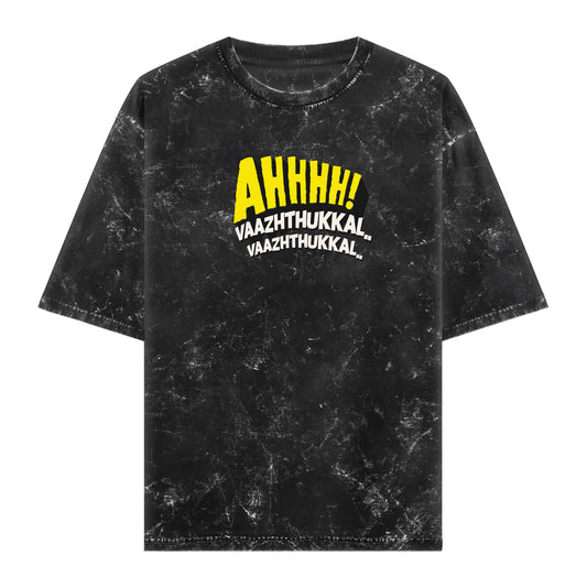 Unisex Acid Washed Oversized Tee