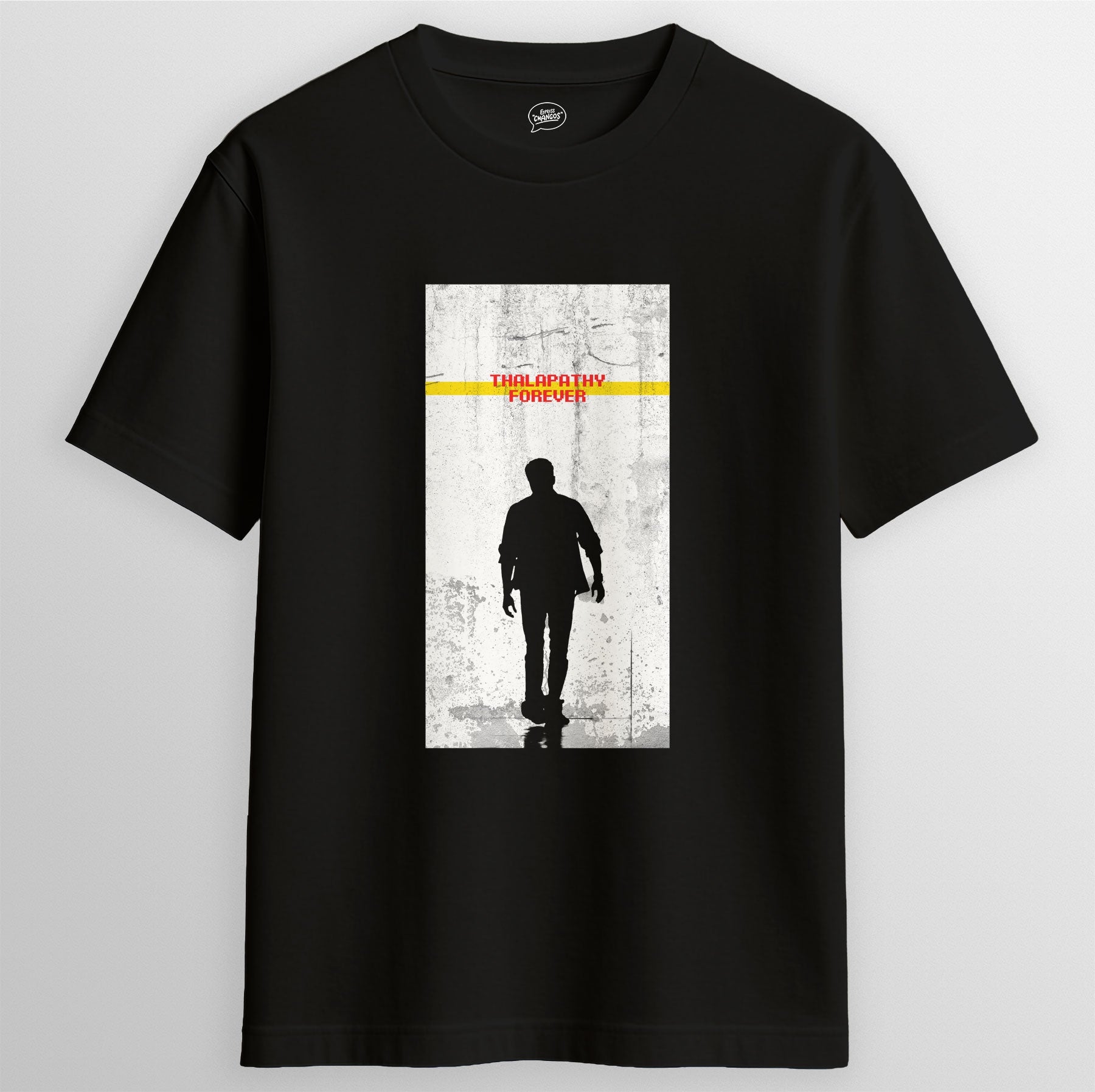 Thalapathy inspired unisex classic crew t-shirt front view
