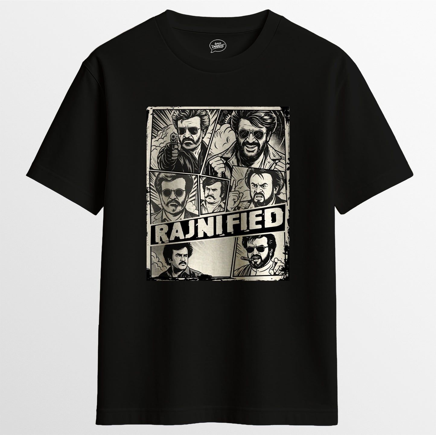 RAJNIFIED TEE - BLACK