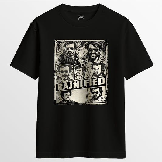 RAJNIFIED TEE - BLACK